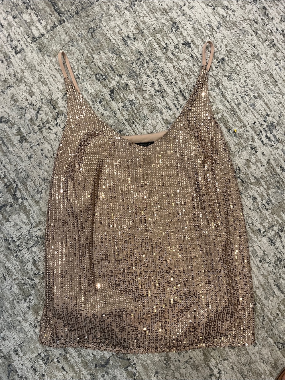 Banana Republic Champagne Sequin Camisole NWT